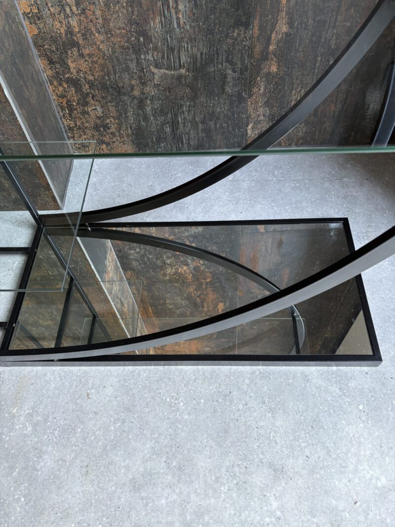 Midcentury Ronde vitrine kast