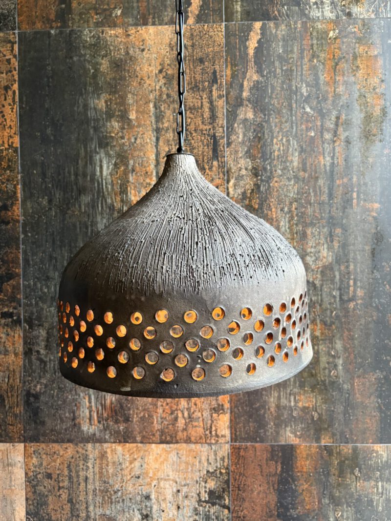 Vintage hanglamp keramiek