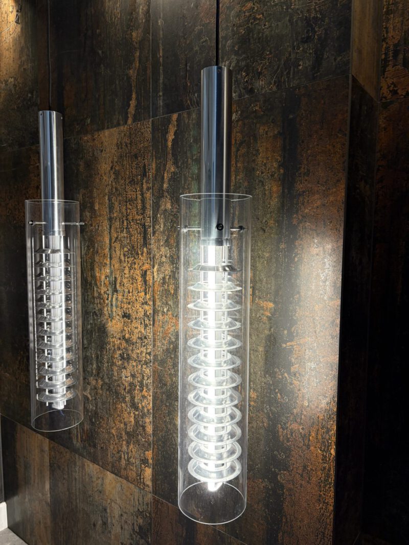 Hanglamp Glashütte Limburg Jaren 70