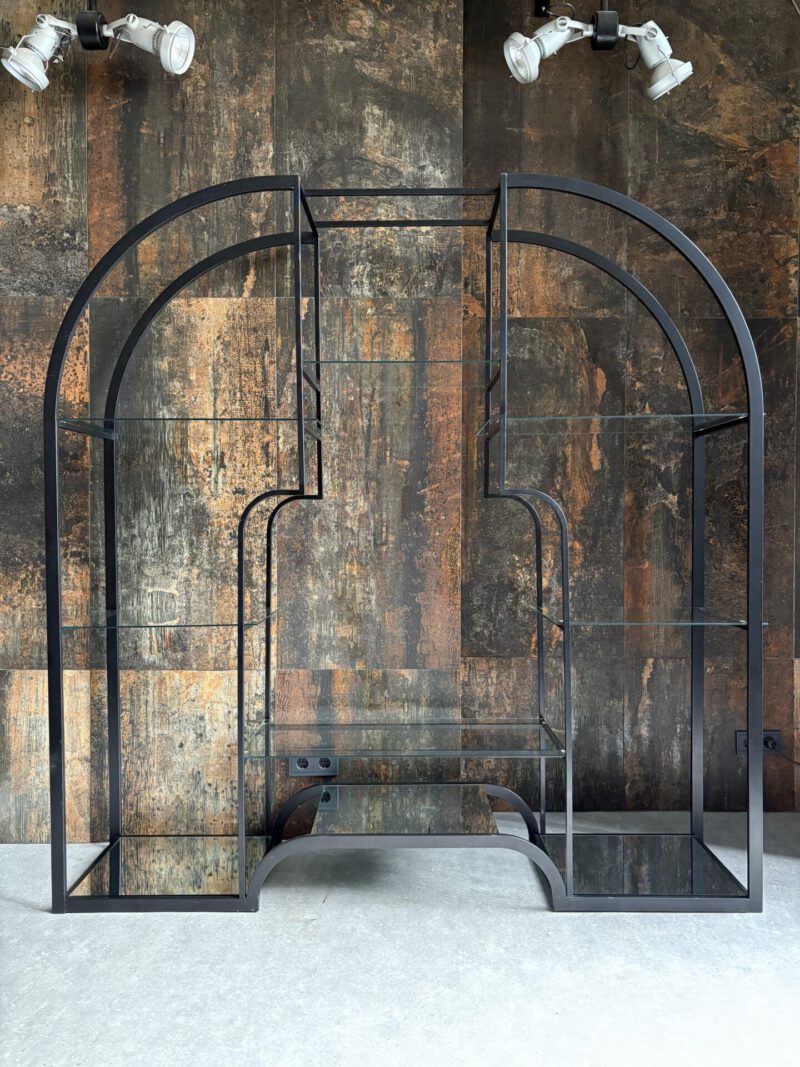 Vintage design vitrinekast/roomdivider