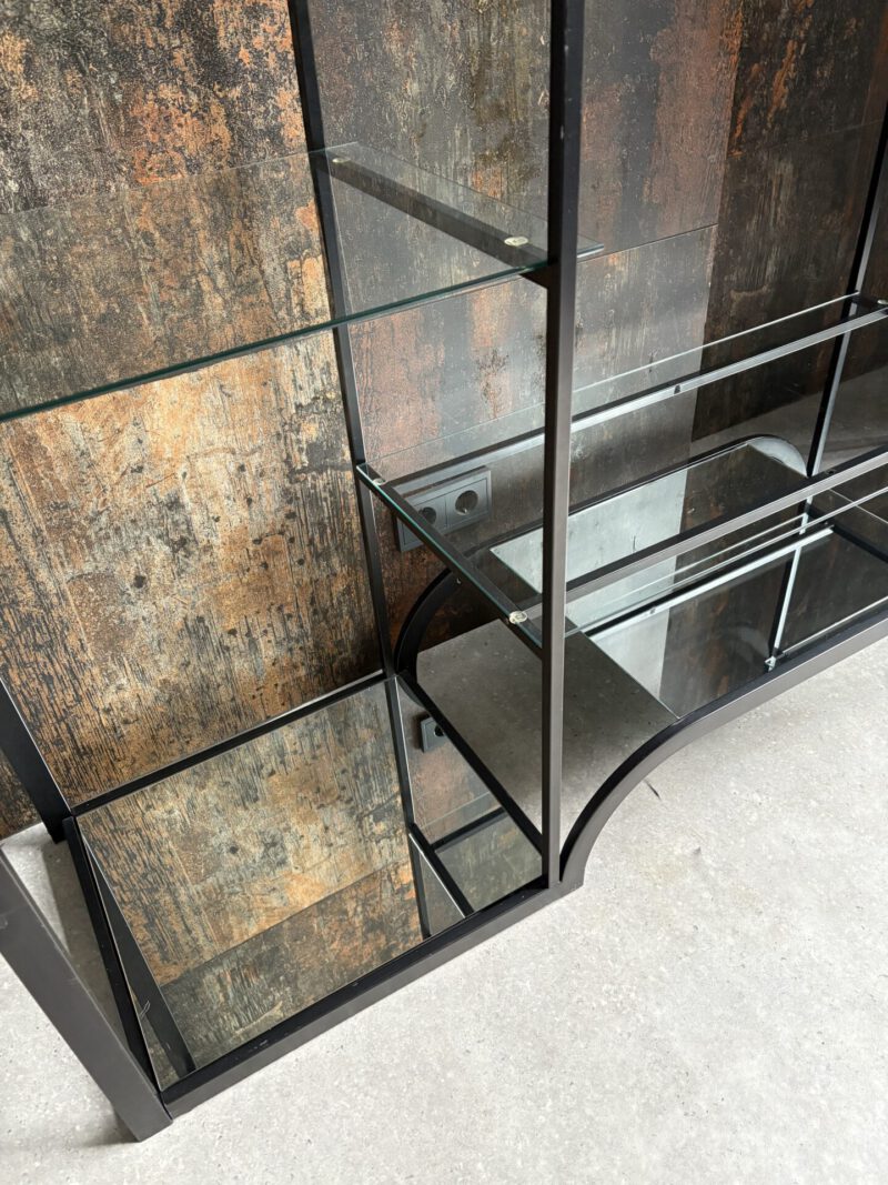 Vintage design vitrinekast/roomdivider