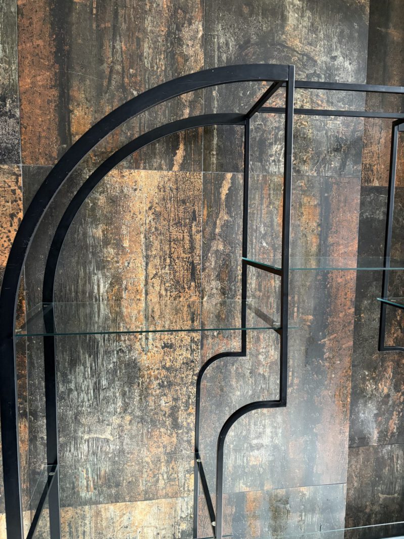 Vintage design vitrinekast/roomdivider