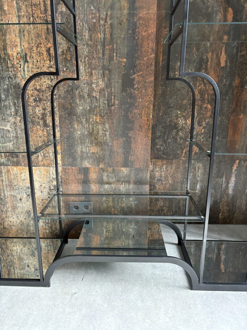 Vintage design vitrinekast/roomdivider