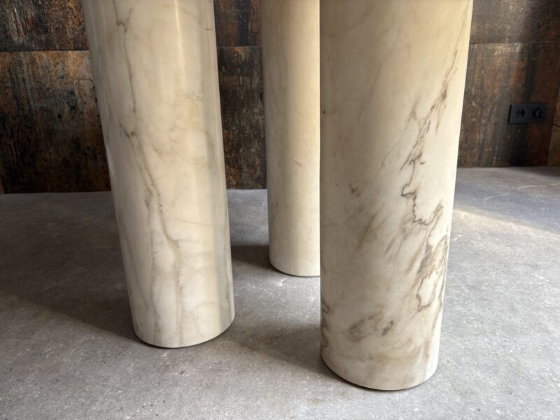 Vintage design eettafel marmer