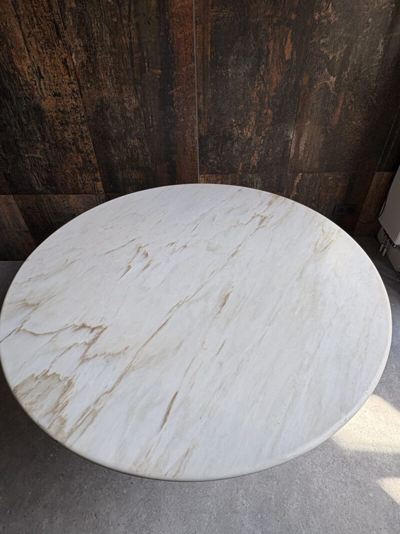 Vintage design eettafel marmer