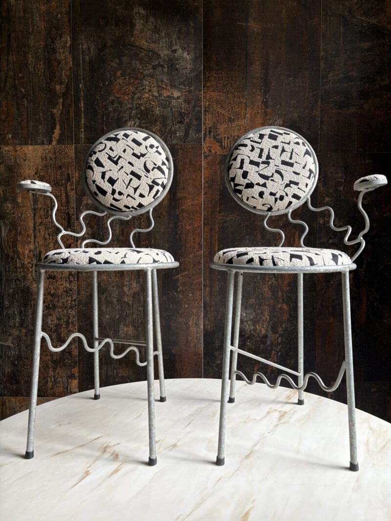 Set (4) eetkamerstoelen Memphis Style