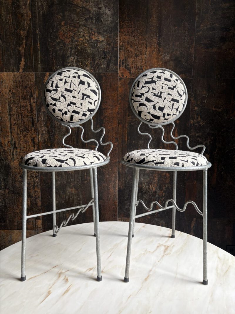 Set (4) eetkamerstoelen Memphis Style