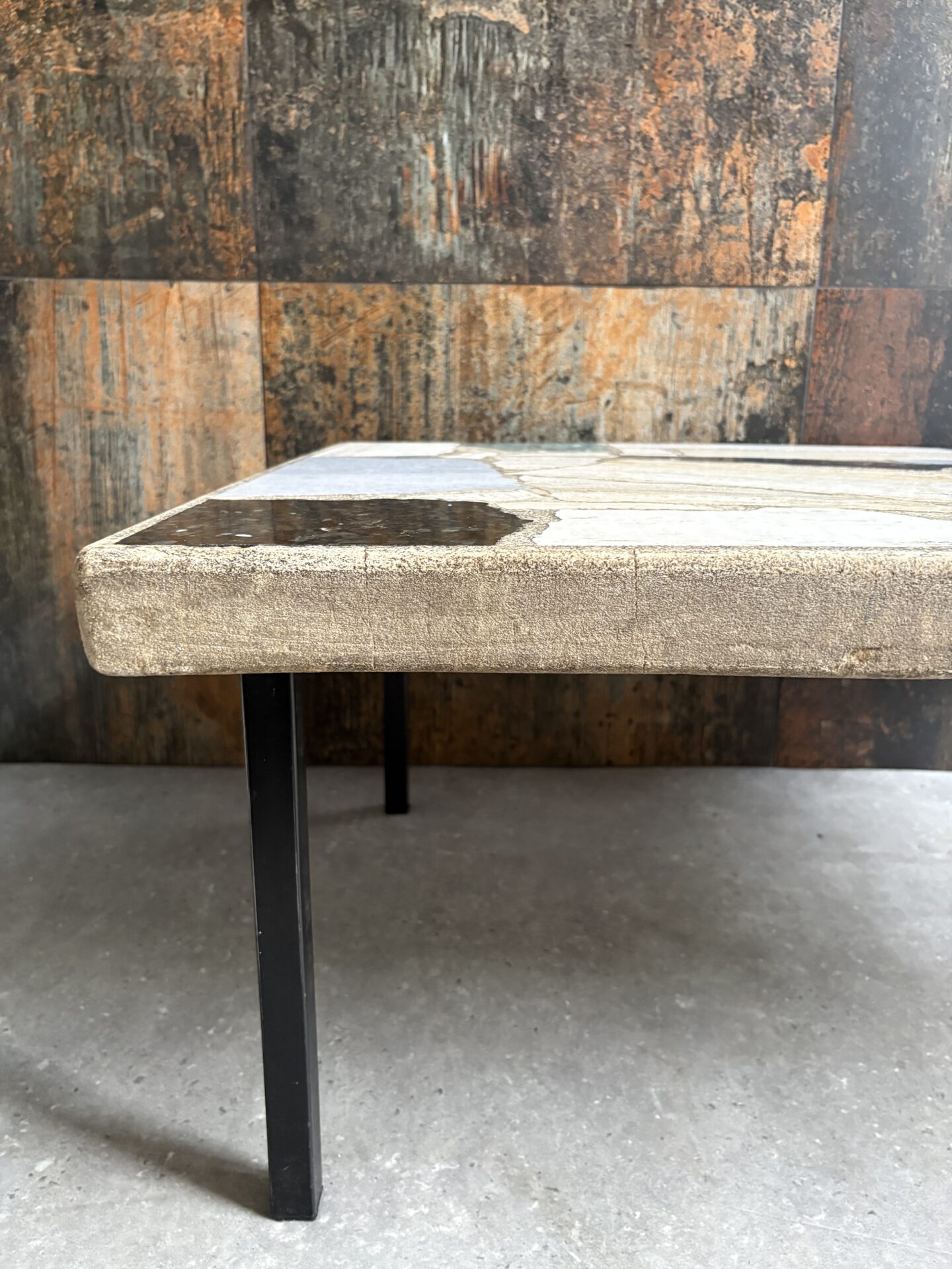 Vintage salontafel beton