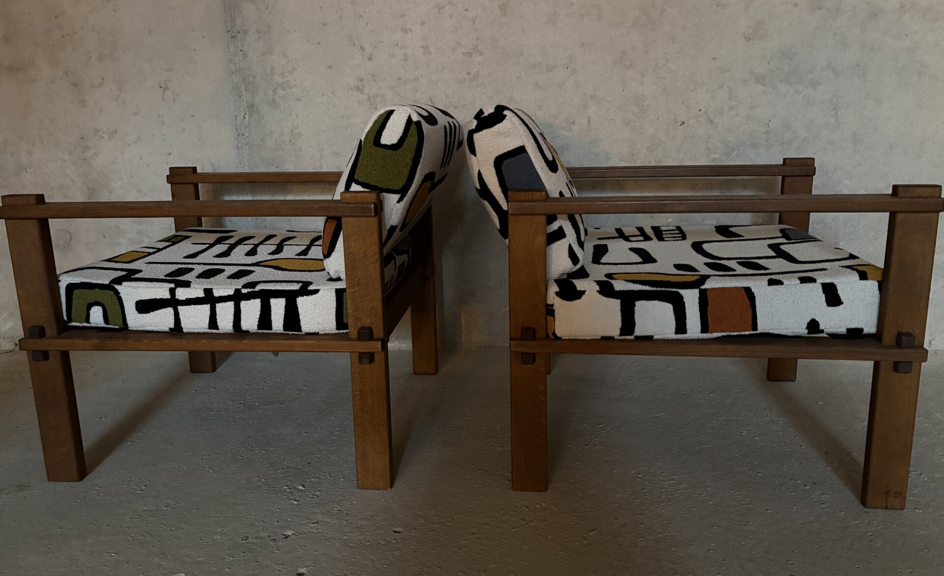 Set Safari lounge fauteuils Gerd Lange voor Bofinger