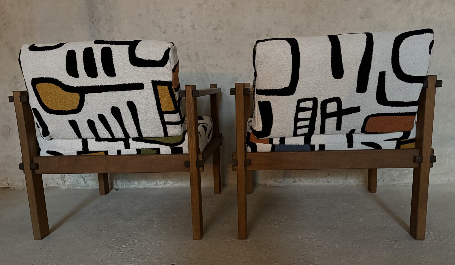 Set Safari lounge fauteuils Gerd Lange voor Bofinger