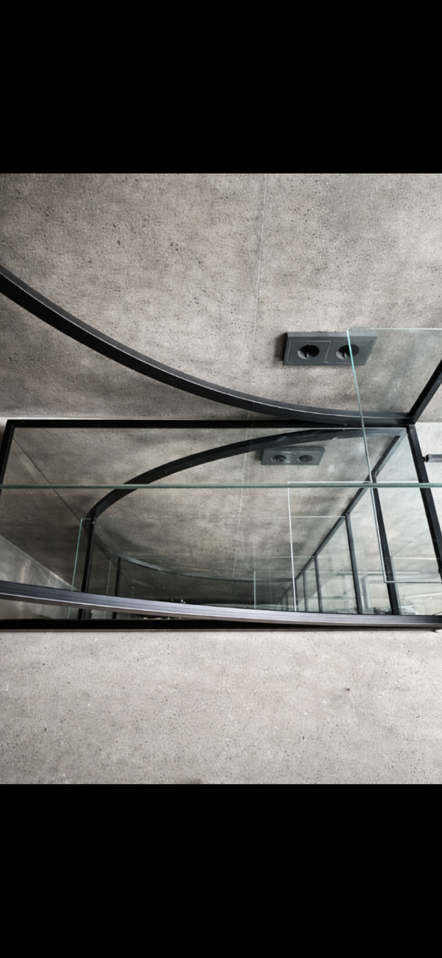 Vintage roomdivider /vitrinekast Jaren 80