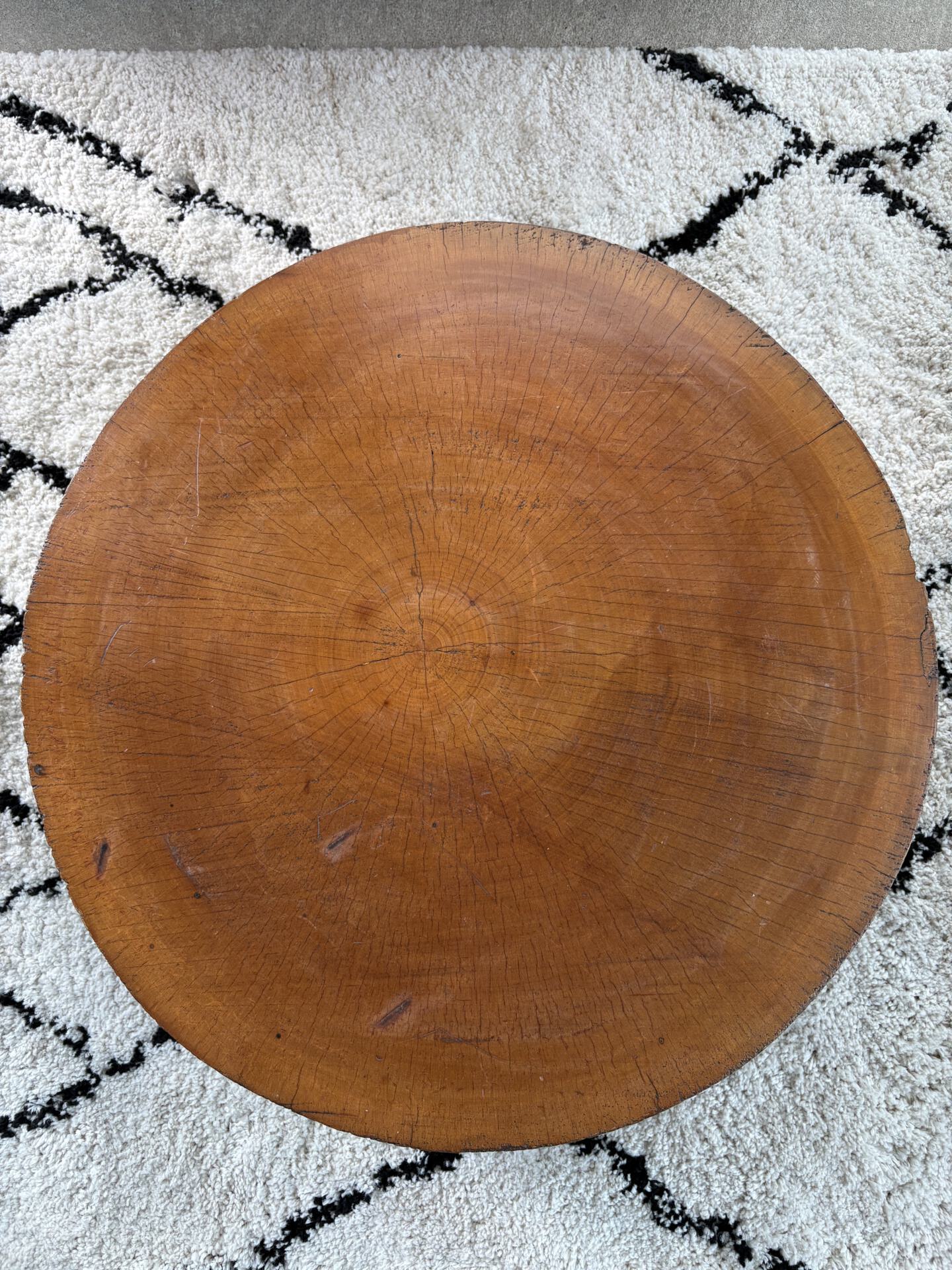 Boomstam salontafel Jaren 50